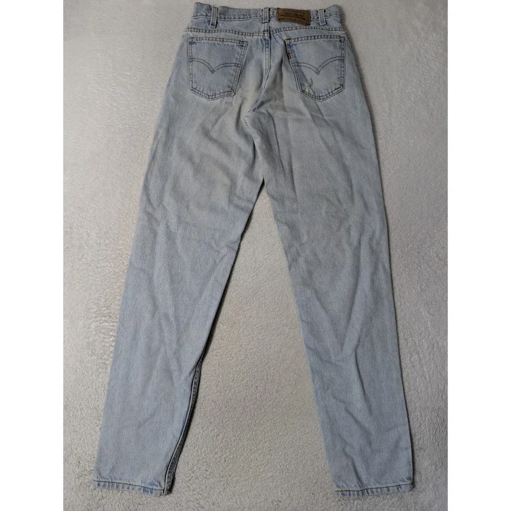 Vintage‎ Levis 550 Jeans Mens 29x34 Light Wash Blue Relaxed Denim Tapered 90s 95